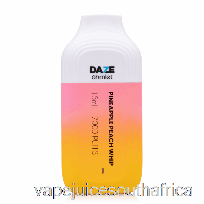 Vape Juice South Africa 7 Daze Ohmlet 7000 Disposable Pineapple Peach Whip